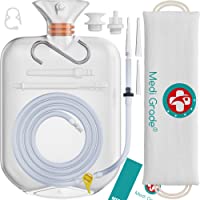 Los mejores  - Medi Grade Kit de Enema para Uso Doméstico - Kit Limpiador Íntimo de 14 piezas - Incluye Bolsa de Drenaje de…